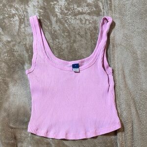 Old Navy Light Pink Ribbed Tank Top
